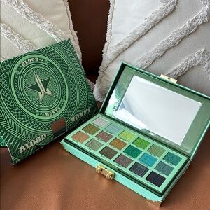 Jeffree Star Blood Money Eyeshadow Palette, Green and Brown Shades, NWT